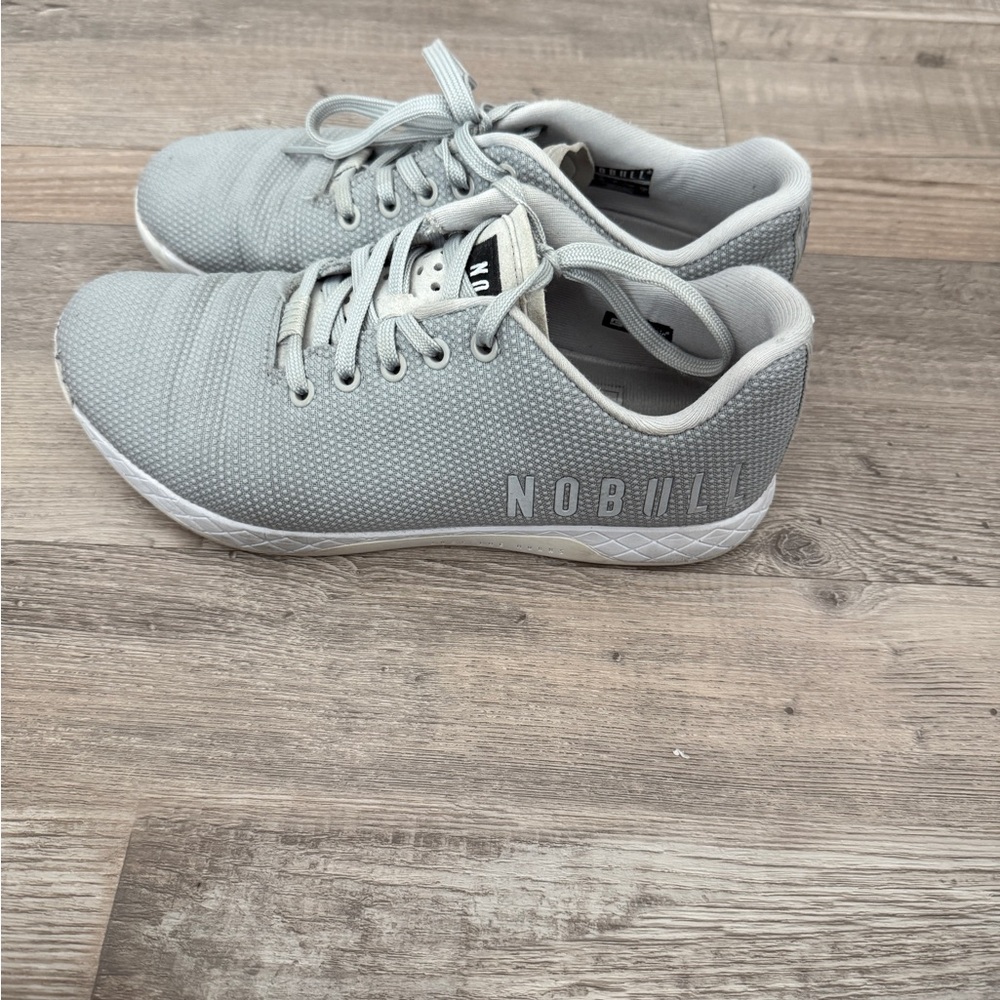 NoBull grey trainers, 9.5